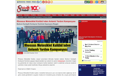 Motosiklet Tutkusunu Dayanışmaya Dönüştürdüler