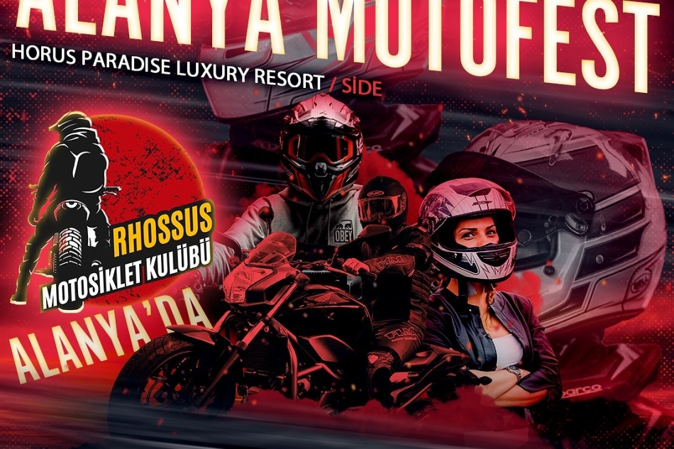 Rhossus Motosiklet Kulübü olarak 1. Uluslararası Alanya Motofest’e Katılıyoruz!